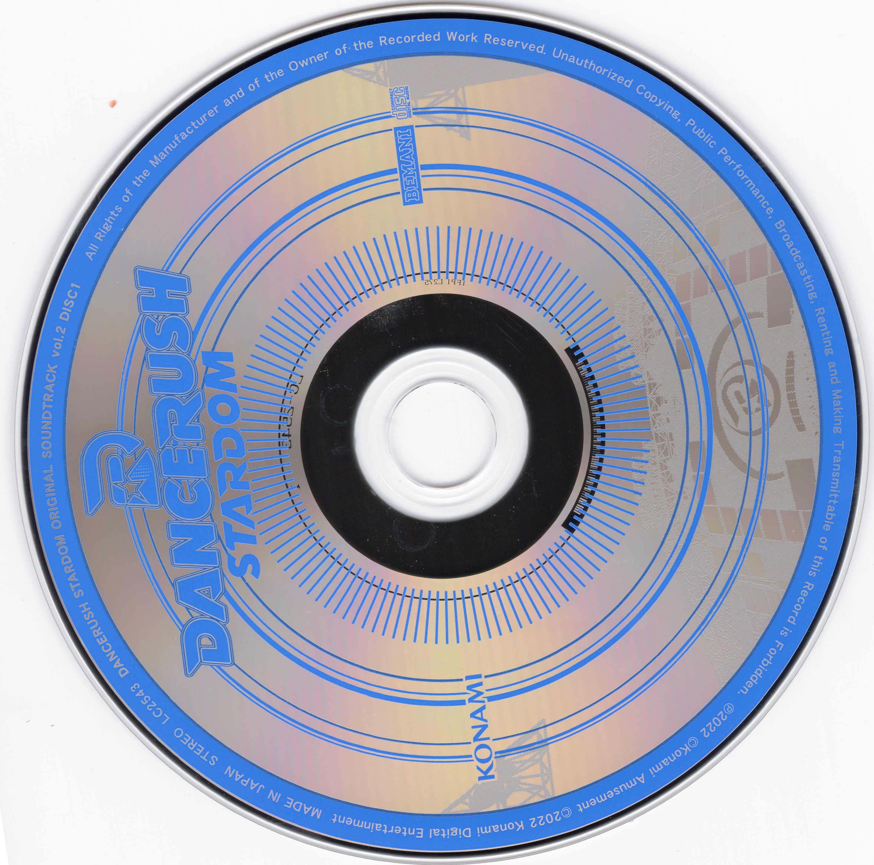 アニメ系CD　DANCERUSH STARDOM ORIGINAL SOUNDTRACK vol.2 Disc1／試聴】DANCERUSH STARDOM ORIGINAL SOUNDTRACK vol.2（CD